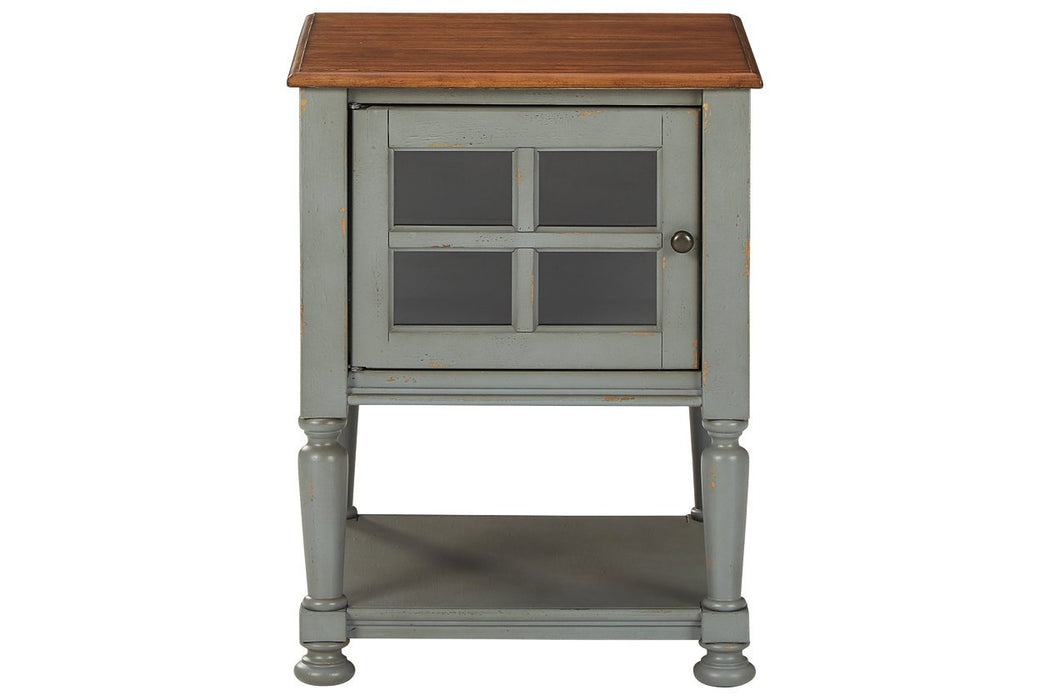 Mirimyn Gray/Brown Accent Cabinet - A4000382 - Gate Furniture