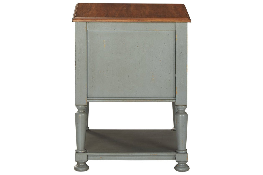 Mirimyn Gray/Brown Accent Cabinet - A4000382 - Gate Furniture