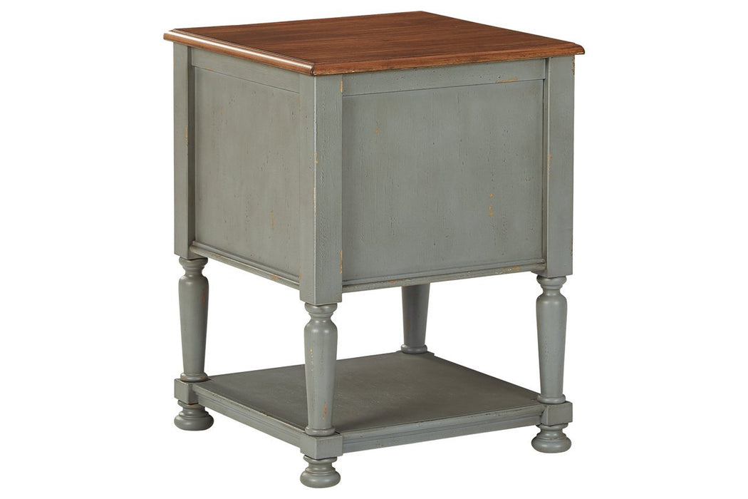 Mirimyn Gray/Brown Accent Cabinet - A4000382 - Gate Furniture