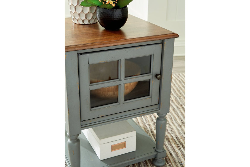 Mirimyn Gray/Brown Accent Cabinet - A4000382 - Gate Furniture