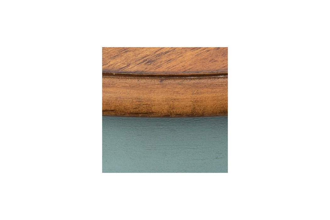 Mirimyn Teal/Brown Accent Table - A4000379 - Gate Furniture