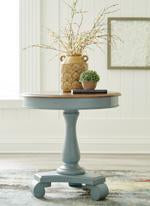 Mirimyn Teal/Brown Accent Table - A4000379 - Gate Furniture