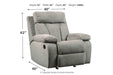 Mitchiner Fog Recliner - 7620425 - Gate Furniture