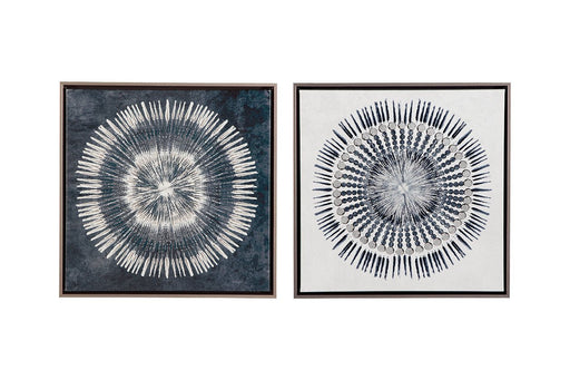Monterey Blue/White Wall Art (Set of 2) - A8000155 - Gate Furniture