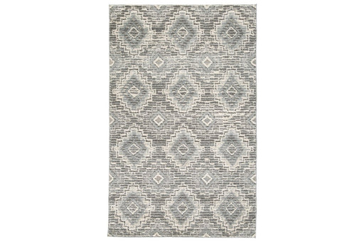 Monwick Cream/Gray Large Rug - R403741 - Gate Furniture