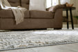 Monwick Cream/Gray Large Rug - R403741 - Gate Furniture