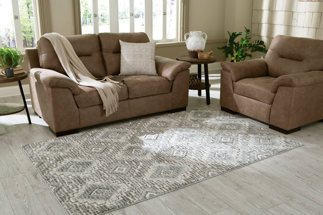 Monwick Cream/Gray Medium Rug - R403742 - Gate Furniture