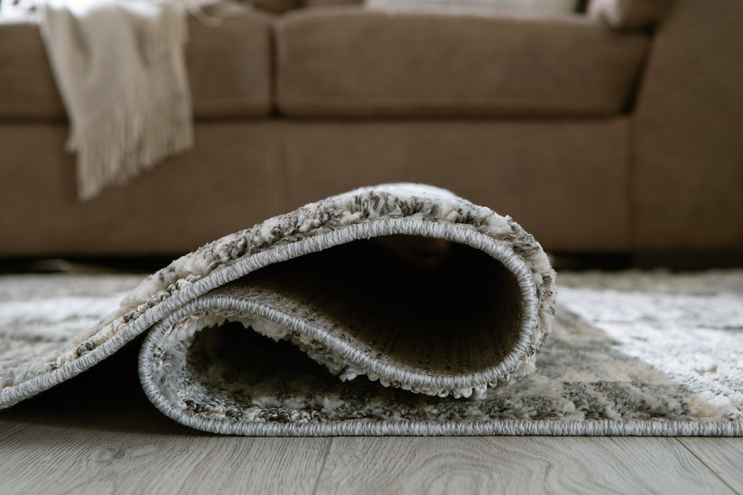 Monwick Cream/Gray Medium Rug - R403742 - Gate Furniture
