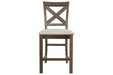 Moriville Beige Counter Height Bar Stool (Set of 2) - D631-124 - Gate Furniture