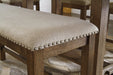 Moriville Beige Counter Height Dining Bench - D631-09 - Gate Furniture