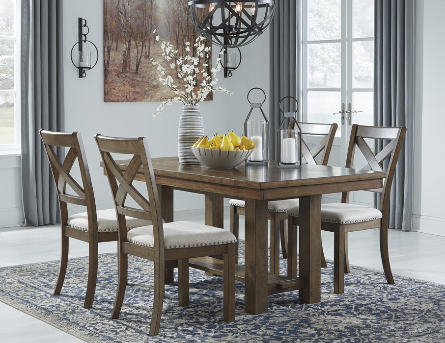 Moriville Grayish Brown Dining Room Set - Gate Furniture