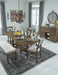 Moriville Grayish Brown Dining Room Set - Gate Furniture