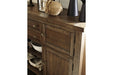 Moriville Grayish Brown Dining Server - D631-60 - Gate Furniture