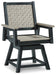 MOUNT VALLEY Swivel Chair (Set of 2) - P384-604A - In Stock Furniture