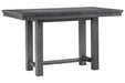 Myshanna Gray Counter Height Dining Extension Table - D629-32 - Gate Furniture