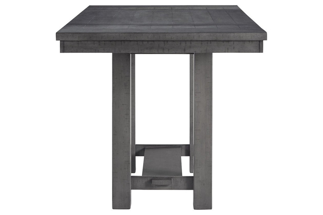 Myshanna Gray Counter Height Dining Extension Table - D629-32 - Gate Furniture