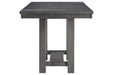 Myshanna Gray Counter Height Dining Extension Table - D629-32 - Gate Furniture