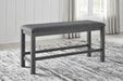 Myshanna Two-tone Gray Dining Bench - D629-09 - Gate Furniture