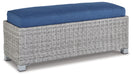 NAPLES BEACH Outdoor Bench with Cushion - P439-600 - In Stock Furniture
