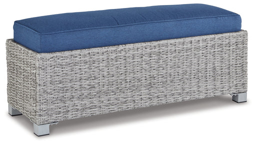 NAPLES BEACH Outdoor Bench with Cushion - P439-600 - In Stock Furniture