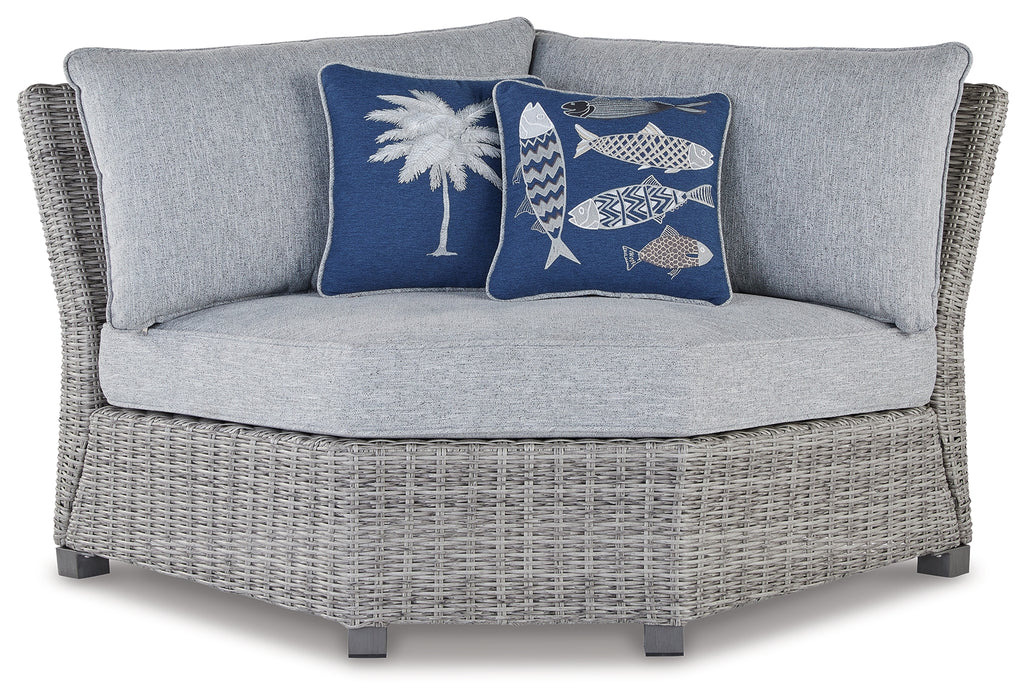 NAPLES BEACH Outdoor Corner with Cushion - P439-877 - In Stock Furniture