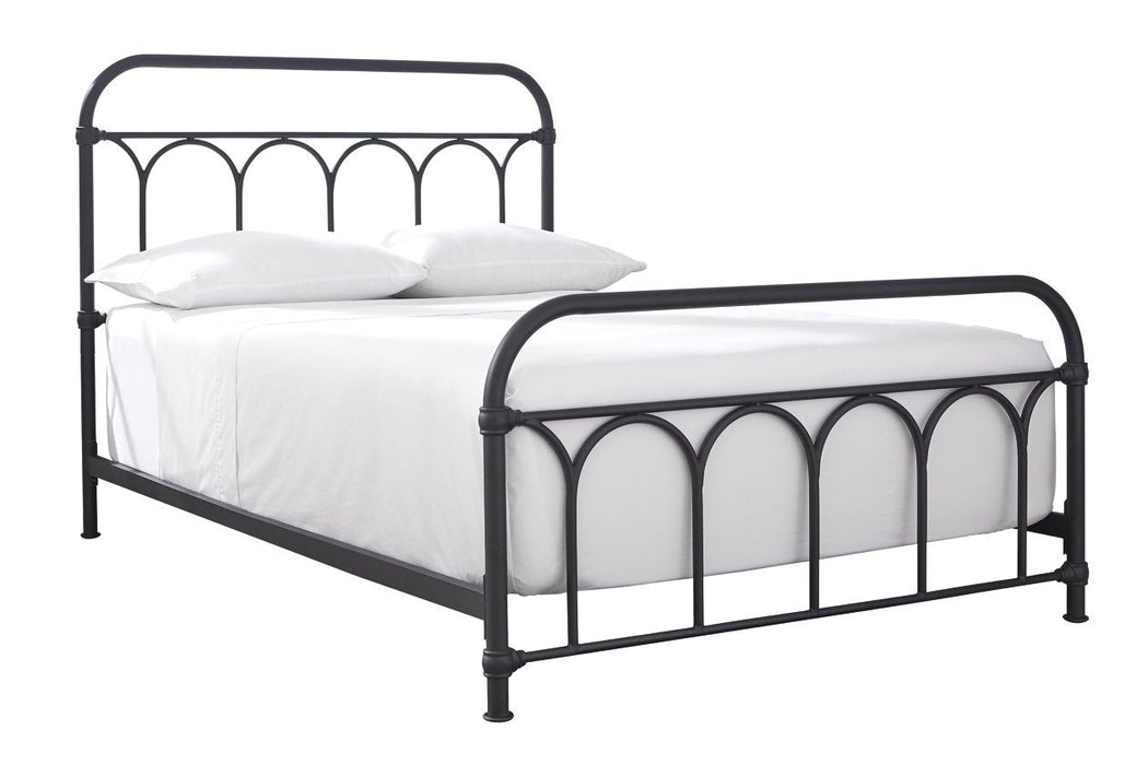Nashburg Black Full Metal Bed - B280-672 - Gate Furniture
