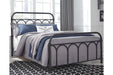 Nashburg Black Full Metal Bed - B280-672 - Gate Furniture