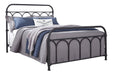 Nashburg Black Full Metal Bed - B280-672 - Gate Furniture