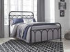 Nashburg Black Full Metal Bed - B280-672 - Gate Furniture