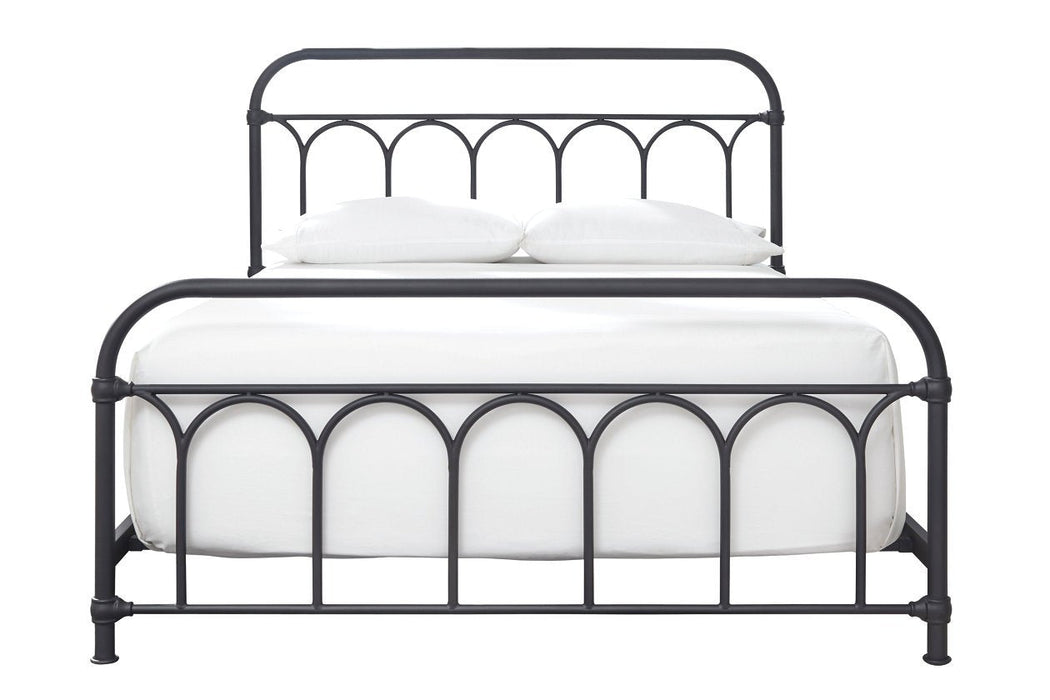 Nashburg Black Queen Metal Bed - B280-681 - Gate Furniture