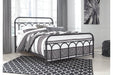 Nashburg Black Queen Metal Bed - B280-681 - Gate Furniture
