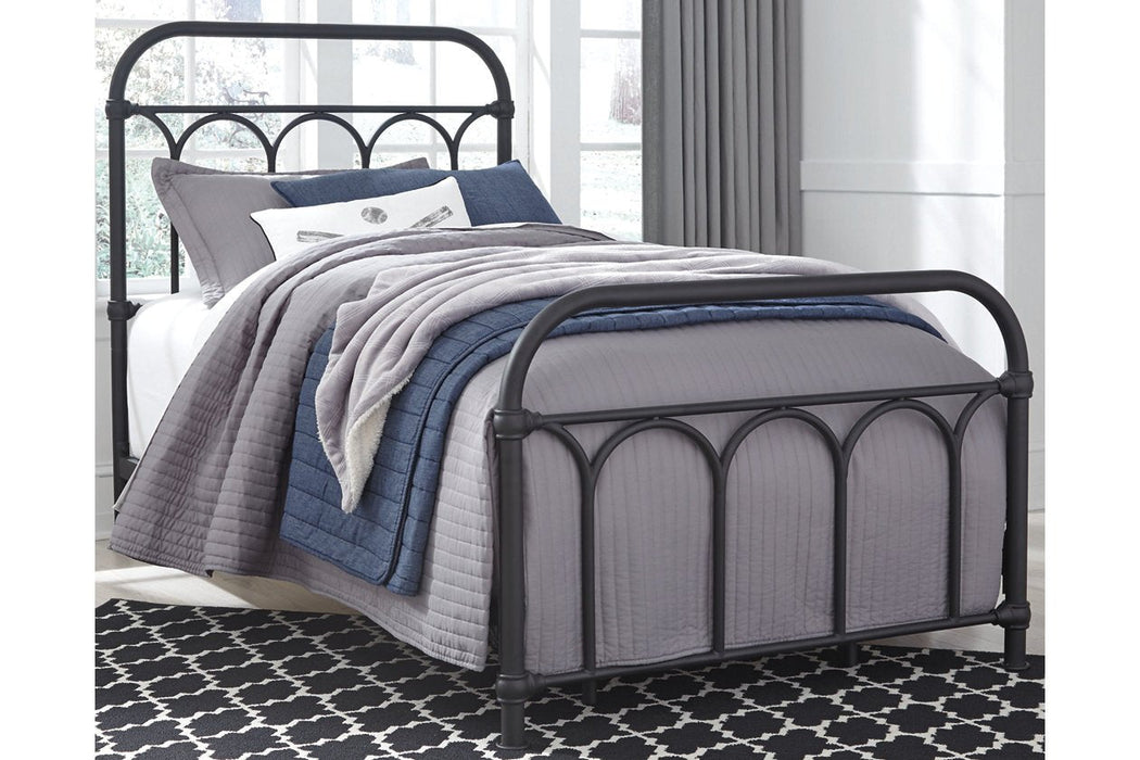 Nashburg Black Twin Metal Bed - B280-671 - Gate Furniture