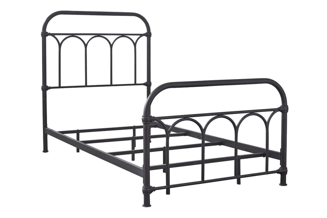 Nashburg Black Twin Metal Bed - B280-671 - Gate Furniture