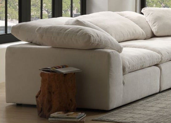 Naveen Ivory Sectional Set - Gate Furniture
