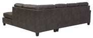 Navi Smoke RAF Sleeper Sectional - Gate Furniture
