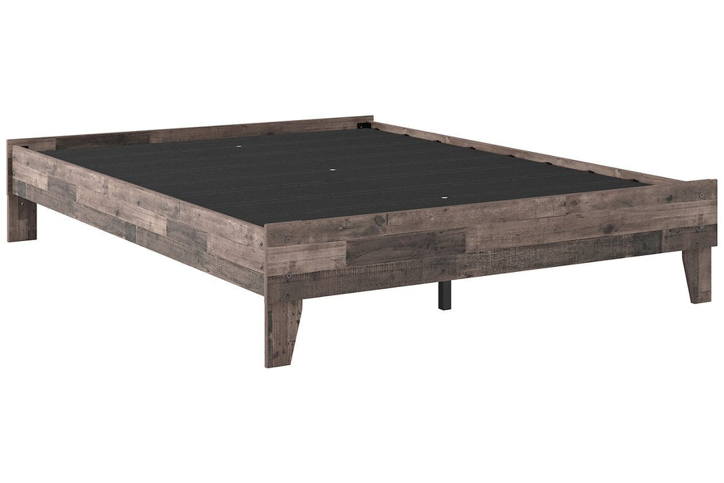 Neilsville Multi Gray Queen Platform Bed - EB2120-113 - Gate Furniture