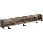 Neilsville Multi Gray Wall Mounted Coat Rack with Shelf - EA2120-151 - Gate Furniture