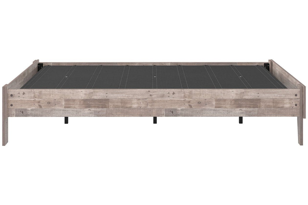 Neilsville Whitewash Full Platform Bed - EB2320-112 - Gate Furniture