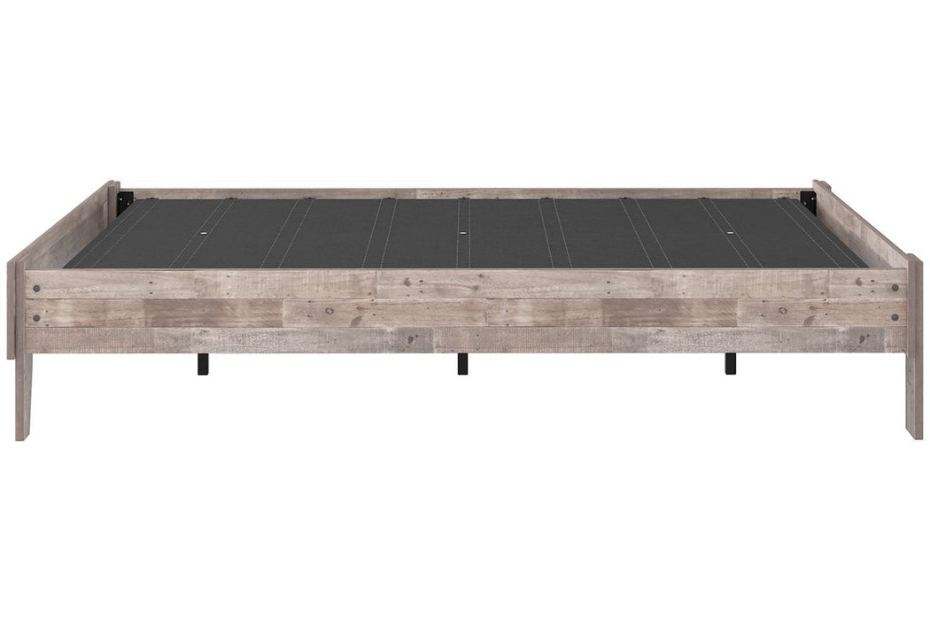 Neilsville Whitewash Full Platform Bed - EB2320-112 - Gate Furniture