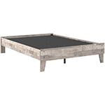 Neilsville Whitewash Full Platform Bed - EB2320-112 - Gate Furniture