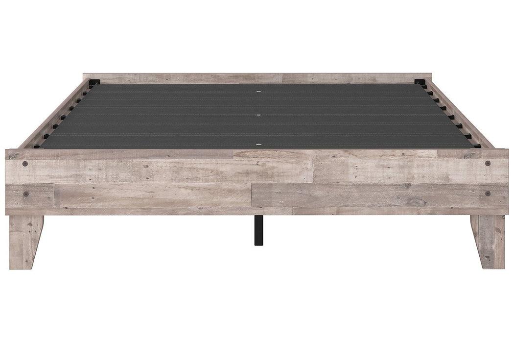 Neilsville Whitewash Queen Platform Bed - EB2320-113 - Gate Furniture