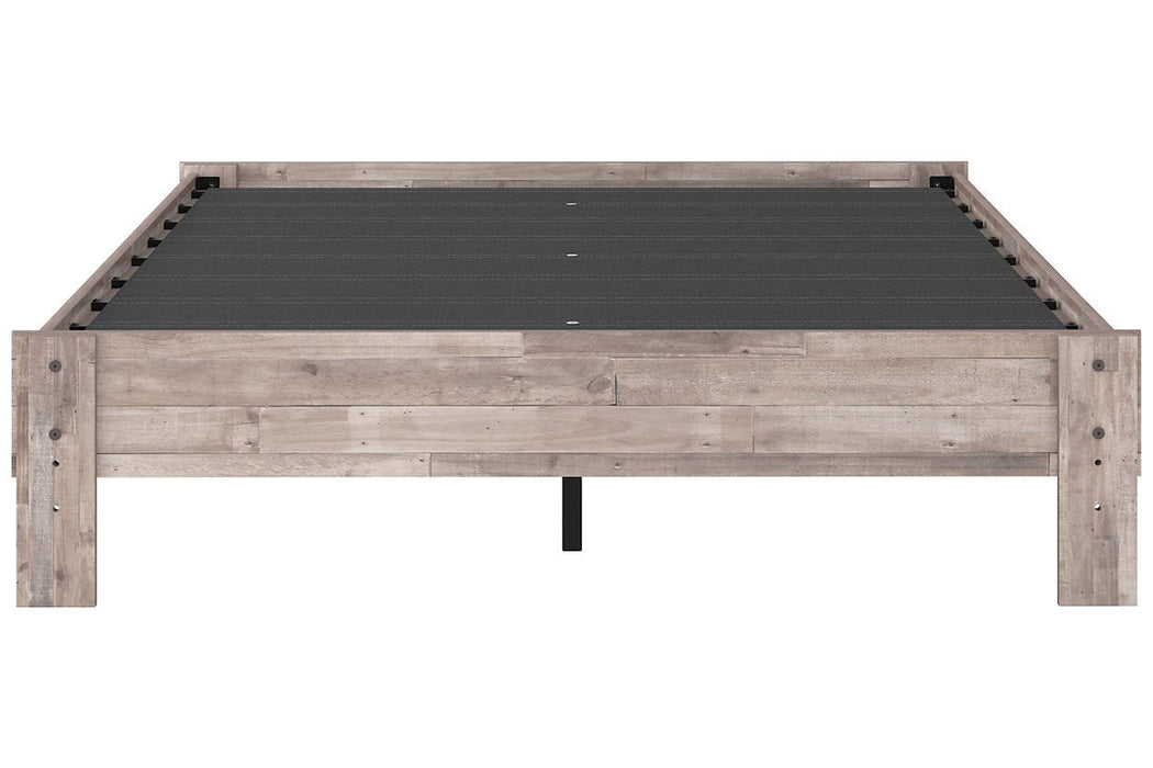 Neilsville Whitewash Queen Platform Bed - EB2320-113 - Gate Furniture