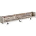 Neilsville Whitewash Wall Mounted Coat Rack with Shelf - EA2320-151 - Gate Furniture