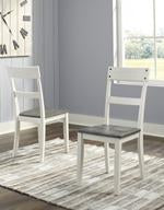 Nelling Two-tone Dining Chair (Set of 2) - D287-01 - Gate Furniture