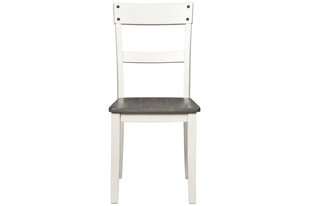 Nelling Two-tone Dining Chair (Set of 2) - D287-01 - Gate Furniture
