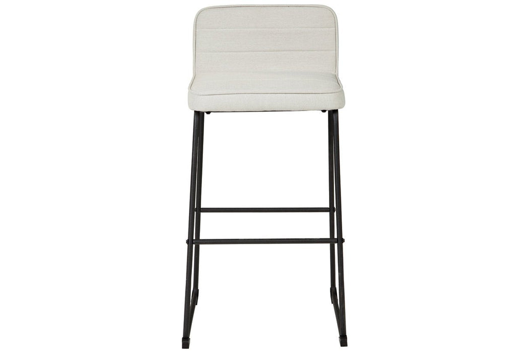 Nerison Beige Bar Height Bar Stool (Set of 2) - D225-330 - Gate Furniture