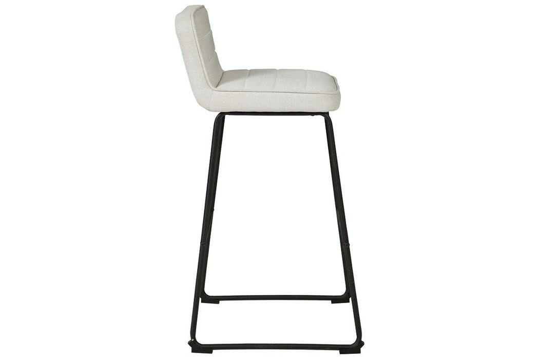 Nerison Beige Bar Height Bar Stool (Set of 2) - D225-330 - Gate Furniture
