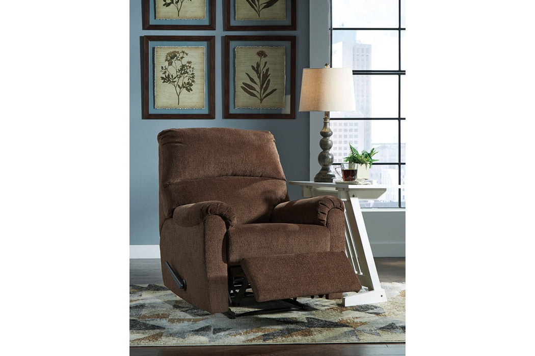 Nerviano Chocolate Recliner - 1080229 - Gate Furniture