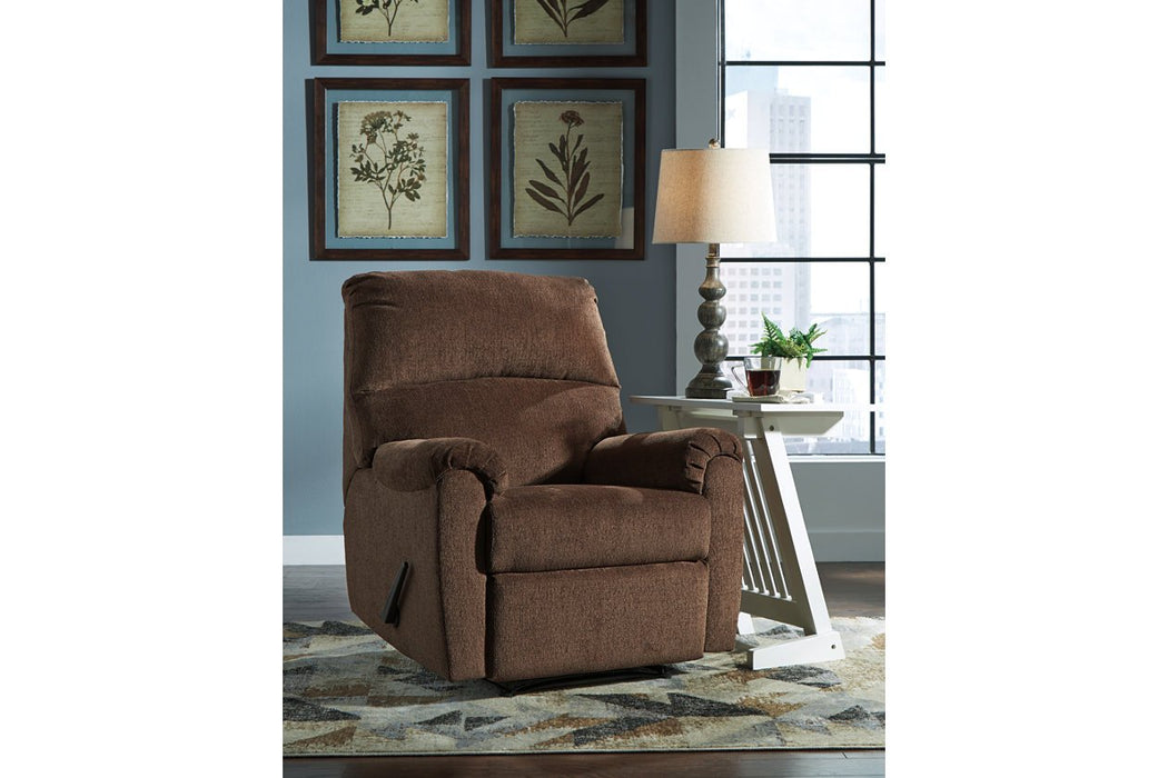Nerviano Chocolate Recliner - 1080229 - Gate Furniture
