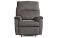 Nerviano Gray Recliner - 1080329 - Gate Furniture